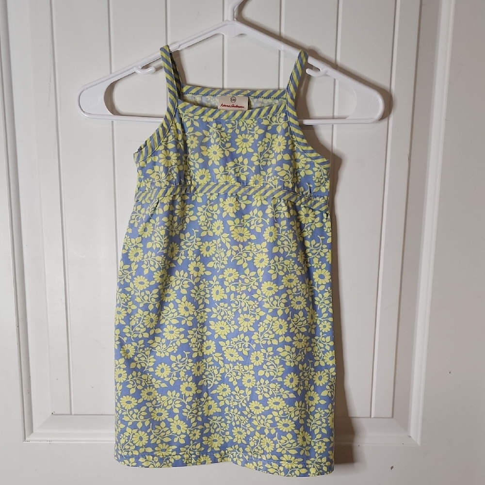 Floral Blue and Yellow Dress